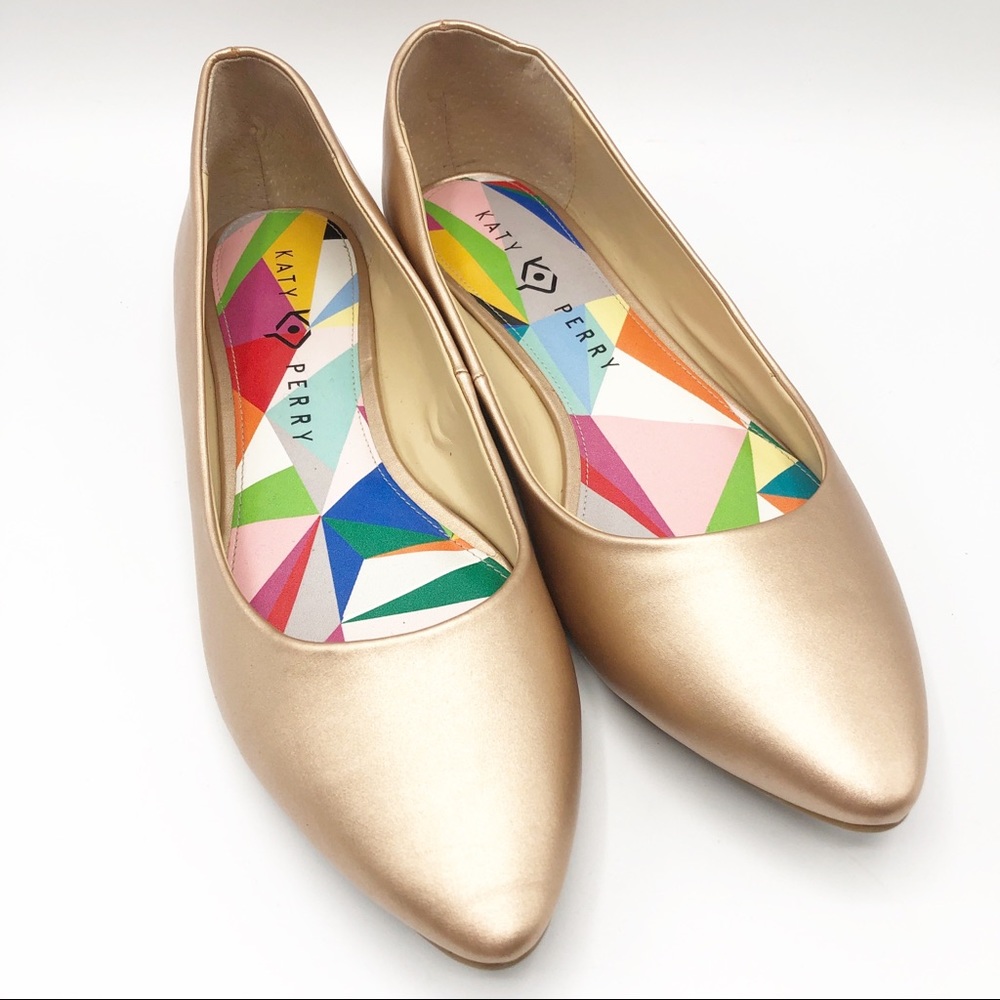 Katy Perry The Sister metallic ballet flats